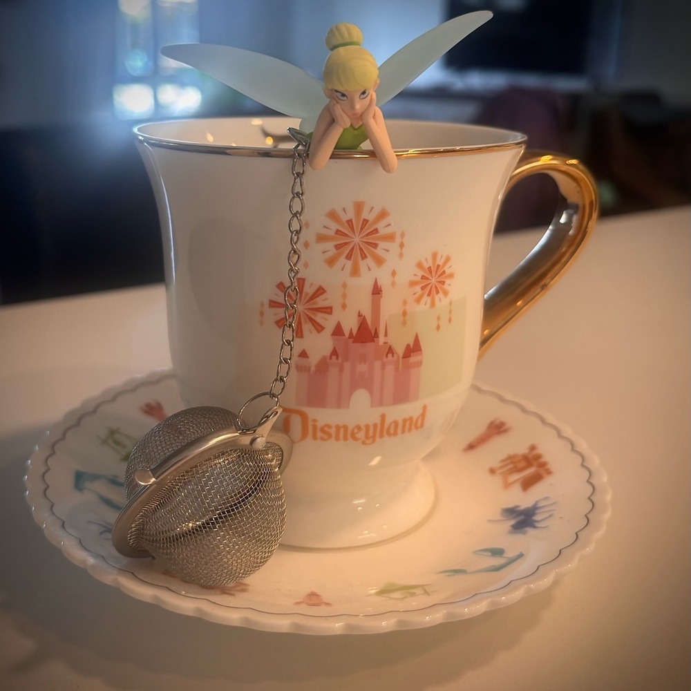 Disneyland Tea Cup with Tinkerbell Infuser